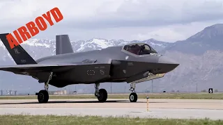 F-35A Launch • Hill AFB