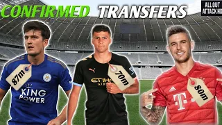 Confirmed Transfers 2019/20 - Top 20 Most Expensive