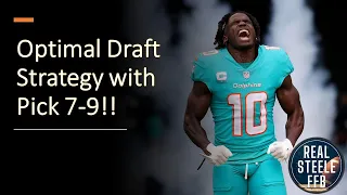 The Optimal Draft Strategy with Picks 7-9!! Fantasy Football 2023