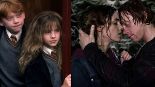 RON AND HERMIONE’S RELATIONSHIP TIMELINE MOVIE BY MOVIE
