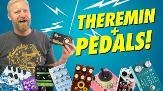 What happens when you use guitar pedals with a THEREMIN? - You have fun that's what happens.