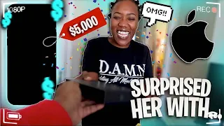I surprised my GIRLFRIEND with the Iphone 12 MAX for Christmas *HAPPY ALERT*
