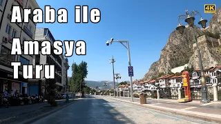 Araba ile Amasya Turu | Uçtan Uca Ziyapaşa Bulvarı