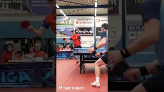 💥 AROUND the net - Best point Dutch Superleague 🔥 Colin Rengers #tabletennis #tafeltennis #pingpong