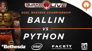 Ballin vs Python - PART 2 - Sinister / Cure / Hektik (QuakeCon 2016)