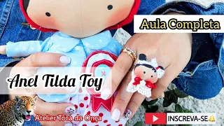 DIY: Tilda Toy - Anel (Tone Finnanger) Tilda Sweetheart Doll PAP (Miniature Tilda's Toy Doll) Boneca