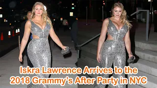Iskra Lawrence Arrives to the 2018 Grammy’s After Party in NYC