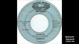 Mammoth - Mammoth + Sensations (Head To Toe) (1970, US)