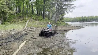 2022 YAMAHA KODIAK 700  PLAYING IN THE MUD