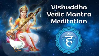 Vishuddha (Throat) Vedic Mantra | Throat Chakra Meditation Mantra Chanting