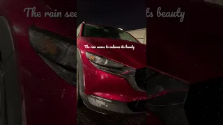 Is Mazda more beautiful in the rain?