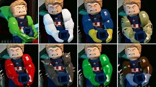 Captain America Performs Hulk Transformation w/All Big-Fig Characters in LEGO Marvel's Avengers