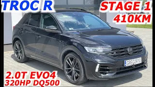 VW TROC R 2.0TSI 410KM DQ500 STAGE 1 GREGOR10 DNF Evo4 Engine 300KM Pierwszy po sofcie na YT w PL !