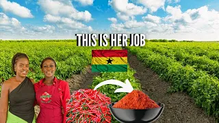 THIS GHANAIAN WOMAN MAKES SPICES FROM SCRATCH | LIVING IN GHANA