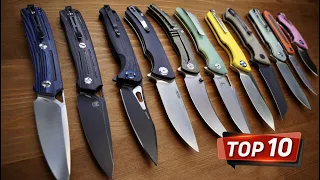 10 Складных Ножей #105 / EDC & GADGET❗