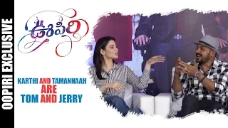 Karthi and Tamannaah are Tom and Jerry || Oopiri Team Exclusive Interview || Nagarjuna