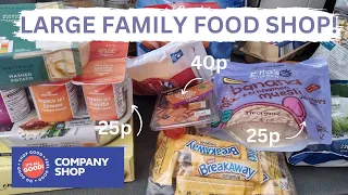 A LARGE FAMILY FOOD SHOP! UK GROCERY HAUL ~ LOW COST & AFFORDABLE SHOPPING ~ THE COMPANY SHOP!