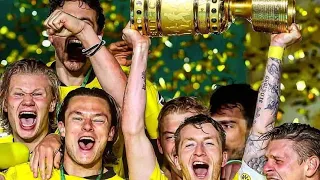 dortmund celebration after winning dfb pokal cup