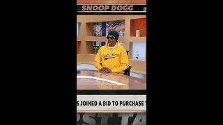 Snoop Dogg talks about his bid to purchase the Senators 🤯 #shorts
