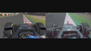 CAM ADJUSTED: Real Life vs iRacing - McLaren MP4-30 Suzuka Comparison