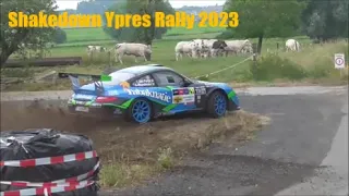 Shakedown Ypres Rally 2023   Mistakes !! Sideways