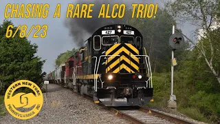 Chasing a Rare ALCO Trio on WNYP ME-1 across Western Pennsylvania! 6/8/23