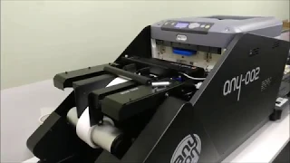 Digital roll textile garment label printer