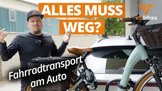 Fahrradtransport am Auto ❤️🚵 dein Rad und du auf der sicheren Seite! 🚲