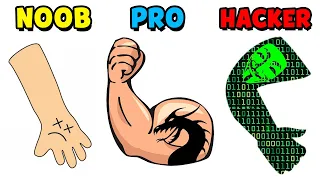 NOOB vs PRO vs HACKER - Ink Inc. (Tattoo Drawing)