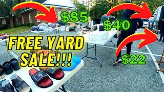 FREE Yard Sale Worth HUNDREDS In Sales + Thrift With Us In MORE Garage Sales To Resell For Profit!