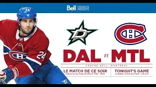 NHL 19 PS4. REGULAR SEASON 2018-2019: Dallas STARS VS Montreal CANADIENS. 10.30.2018. (NBCSN) !