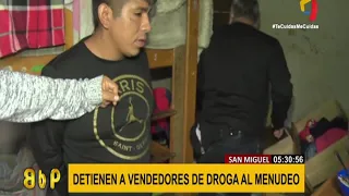 San Miguel: vivienda funcionaba como centro de venta de drogas y prostíbulo clandestino