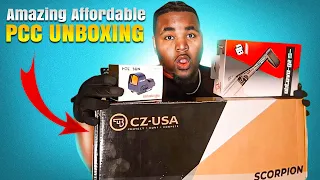 UNBOXING MY NEW PCC & ACCESSORIES! CZ SCORPION | BEST AFFORDABLE PISTOL