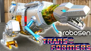 The World's FIRST Auto-Converting GRIMLOCK! Robosen Transformers FLAGSHIP Edition DINOBOT Review