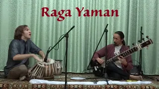 Raag Yaman. Alexander Lee - sitar, Denis Kucherov - tabla. St. Petersburg. November 25, 2013