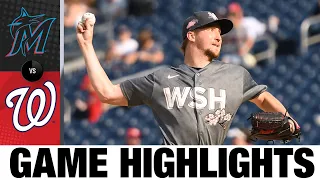 Marlins vs. Nationals Game Highlights (9/17/22) | MLB Highlights