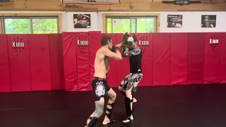 Lukas the Hockey Player “Training MMA”