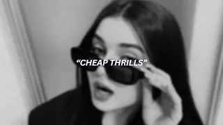 Cheap Thrills - Sia ft. Sean Paul (s l o w e d)