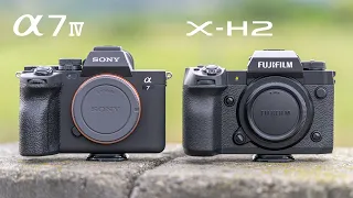 Sony A7 IV vs Fujifilm X-H2 - Full Frame vs Features [ A7IV vs XH2 ]