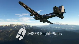 California Weed & Shasta:  MSFS Narrated Tour of Northern Cali in the Boeing 307 Stratoliner