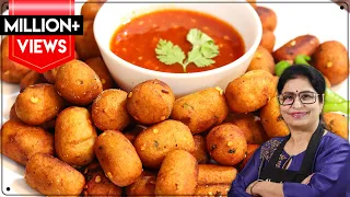 10 Min में 1/2 कप सूजी से बनाये चटपटा नाश्ता, स्वादिष्ट चटनी के साथ | Easy Besan Sooji Snacks Recipe