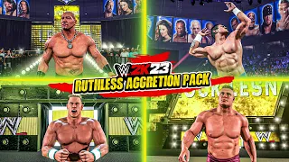 Wwe 2k23 : Ruthless Aggression DLC Pack - Entrances, Signatures, Finishers & More 🔥