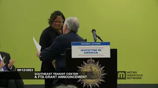 09/12/23 Southeast Transit Center & FTA Grant Announcement