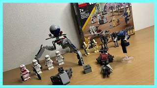 【LEGO STAR WARS】75372 Clone Trooper & Battle Droid Battle Pack【Speed Build】