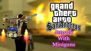 GTA San Andreas  install Jetpack With Miniguns Mod for pc