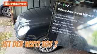 Mercedes w211 unrunder motorlauf. #mercedes