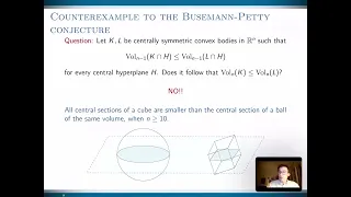 Gergely Ambrus: Cube sections, Eulerian numbers and the Laplace-Pólya integral