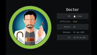 HackTheBox Doctor