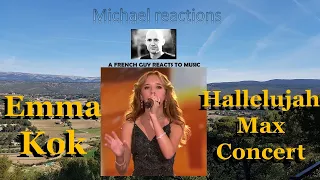 First Time Reaction Emma Kok Hallelujah Max KerstConcert ! Arrangement, voice...just perfect!