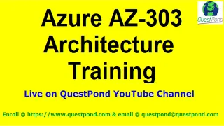 Azure AZ-303 Architecture Training | AZ 300 Certification | Azure Architecture | AZ Certification